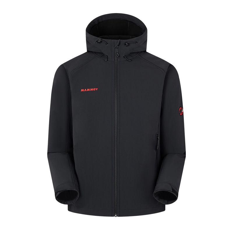 MAMMUT猛犸象Clion【红标】男女同款户外防风加绒连帽软壳外套