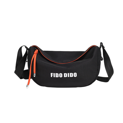 菲都狄都单肩包新月防水牛津布包