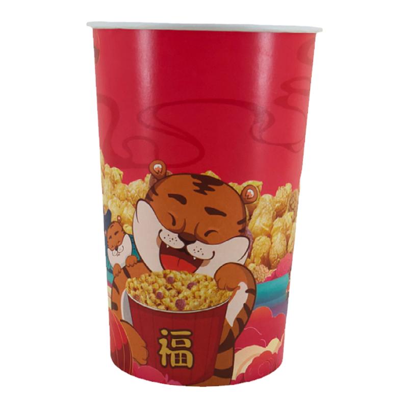 爆米花桶定制订做筒子一次性加厚