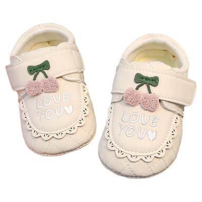 春秋款婴幼儿学步鞋软底公主鞋