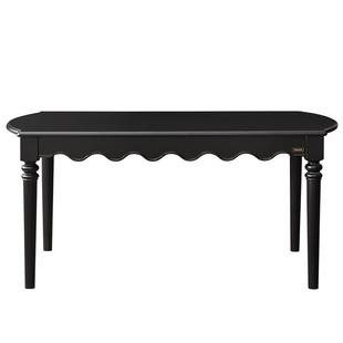 全友家居美式复古风餐桌客厅家用小户型多功能可折叠变圆吃饭桌子