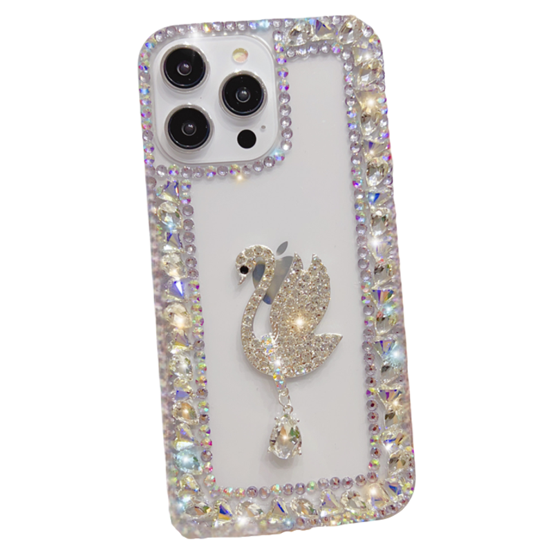 适用苹果Apple iPhone 16pm水钻手机壳15pm 14pm 13pm 12pm 11pm x xs xr P