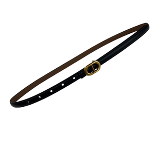 高级感小皮带女款真皮束腰装饰配裙子毛衣大衣腰带配饰细2025新款