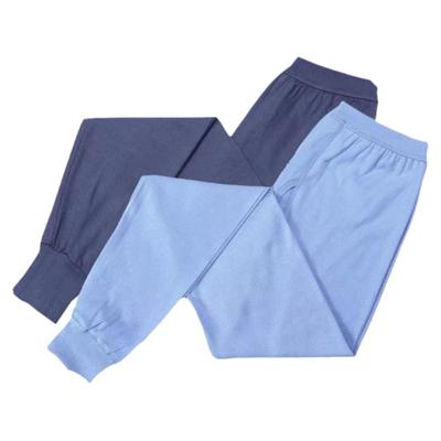 男士秋裤100%纯棉大码全棉高腰衬裤中老年保暖线裤加肥棉毛秋裤男