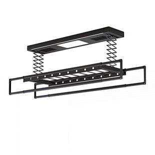 欧派普惠智能电动晾衣架升降遥控阳台烘干晒衣架室内晾衣普惠自动