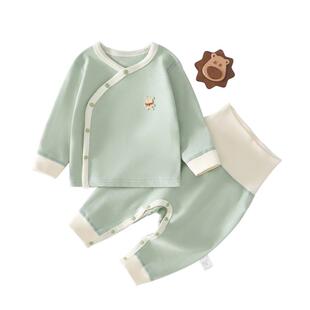 婴儿衣服春秋分体套装春季宝宝内衣婴幼儿秋衣a类外穿春装睡衣6男