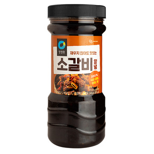 韩国清净园烤牛肉酱牛排猪肉猪排840g/瓶 韩式腌肉烤肉烧烤酱