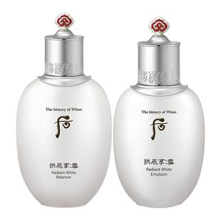 whoo后拱辰享雪玉凝爽肤水乳液焕白提亮改善暗黄补水保湿护肤品