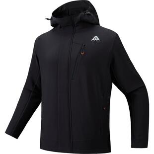 安踏软壳外套男款春季新款冲锋衣防风防泼水外套官方正品登山服男