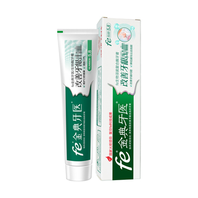 雪豹fe金典牙膏指数5.8改善异味2