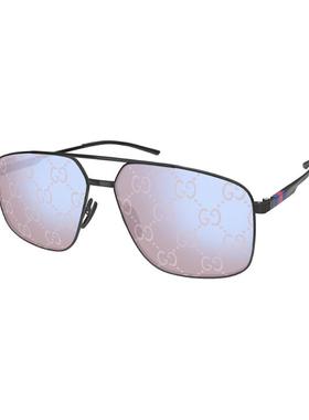 开云眼镜 古驰GUCCI男女同款飞行员前卫太阳镜墨镜GG1676S