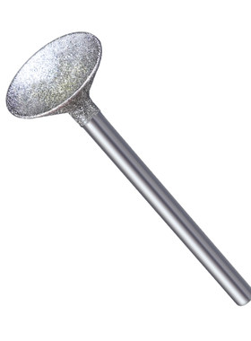 金刚砂磨圆窝珠磨头玉石吸眼凹圆磨针雕刻工具电磨机牙机配件Q针