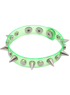 尖刺铆钉紫罗兰半透明朋克窄手链