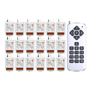 展厅LED灯220V多路无线遥控开关水泵塔吊灯大功率远程电源控制器