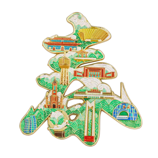 长春博物馆文创金属冰箱贴定制北京南京上海西安院苏州山西哈尔滨