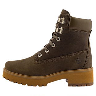 Timberland添柏岚户外女鞋潮流休闲真皮高跟6寸高帮马丁靴A2CT5