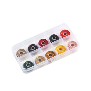 盒装手搓棉线小卷藏式棉线绳星月菩提文玩手串红线绳项链绳流苏线