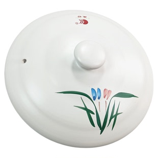 康舒火锅煲盖陶瓷砂锅盖子配盖耐高温防爆裂加厚瓷煲汤锅炖盖正品