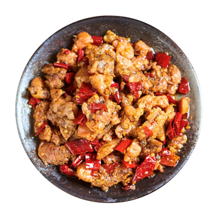 四川自贡麻辣盐帮兔丁冷吃兔特产办公室零食追剧120克牙尖姐妹