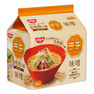 日清拉王非油炸速食味噌方便面