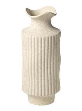 浮雕花瓶陶瓷装饰品摆件插花花器