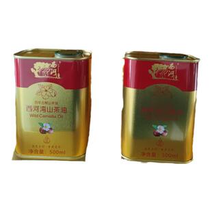 山茶油野生茶籽油食用油大别山信阳新县特产茶油1000ml礼盒装包邮