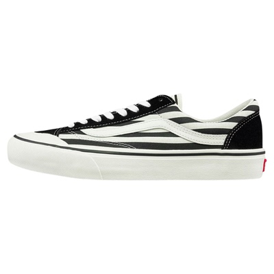 Vans斑马纹系带男女同款低帮板鞋