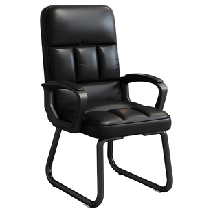 电脑椅家用办公座椅靠背椅子舒服久坐办公室老板会议椅弓形麻将椅