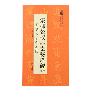 集柳公权《玄秘塔碑》 王安石七言古诗 中国历代名碑名帖丛书 翰墨诗词大汇米字格楷书字帖书法作品临摹柳公权玄秘塔碑正版图书