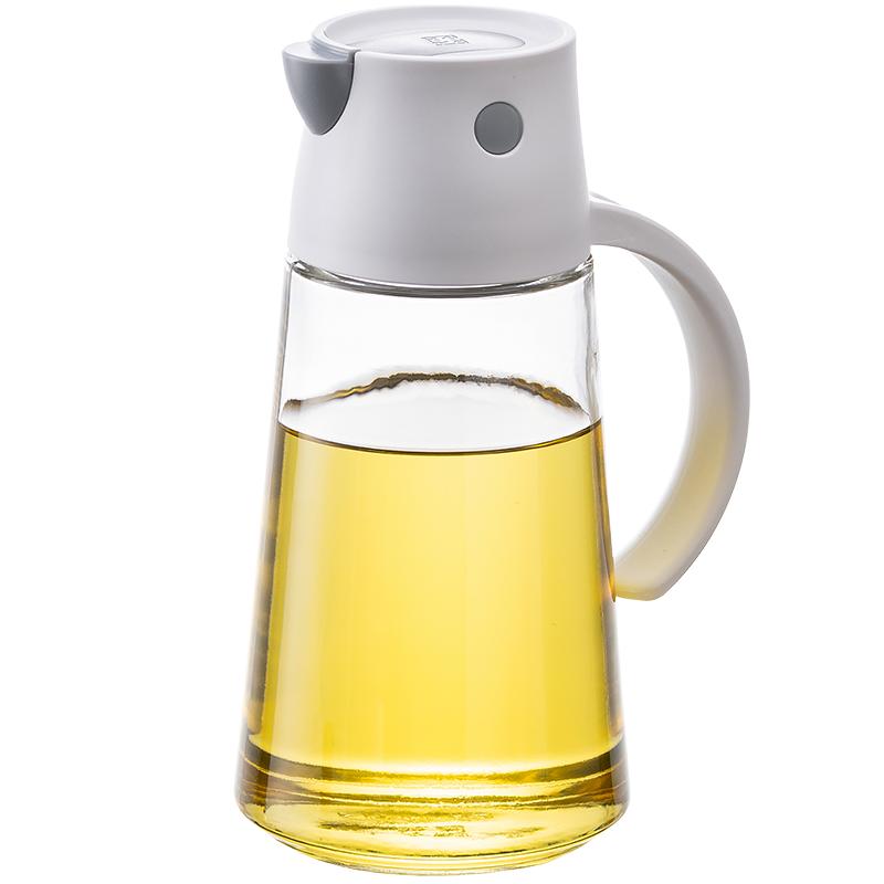 油壶玻璃装油酱油瓶罐自动开合