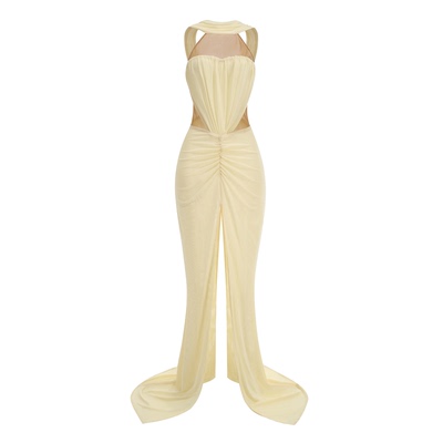 欧美风明星同款摄影宴会晚礼服