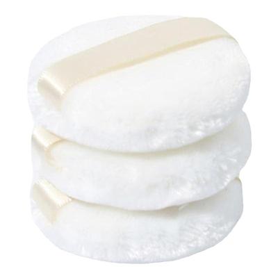 柔软圆形毛绒定妆大粉扑