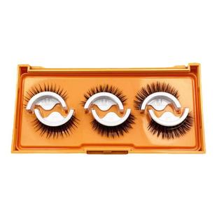 自粘假睫毛女自然仿真浓密舞台眼睫毛整条仙子毛免胶水可重复使用