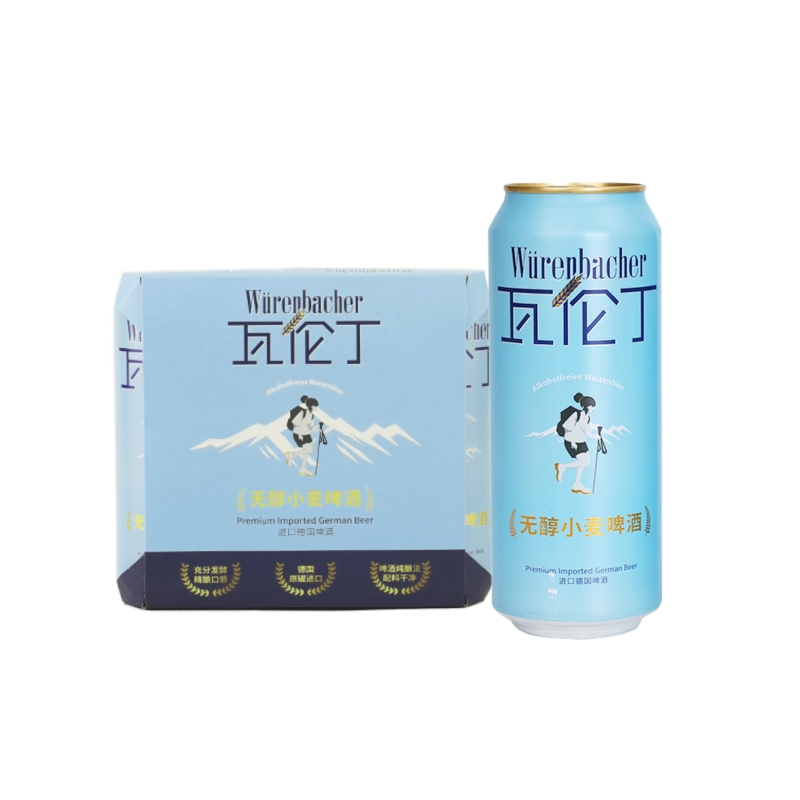 【U先】瓦伦丁无醇小麦啤酒500ml*3听尝鲜装德国进口精酿啤酒清爽