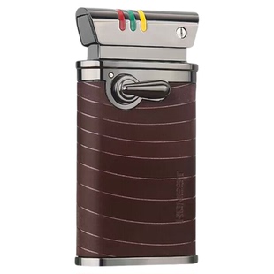 百诚新款金属摇臂煤油打火机防风自动开盖个性创意复古男生礼品潮