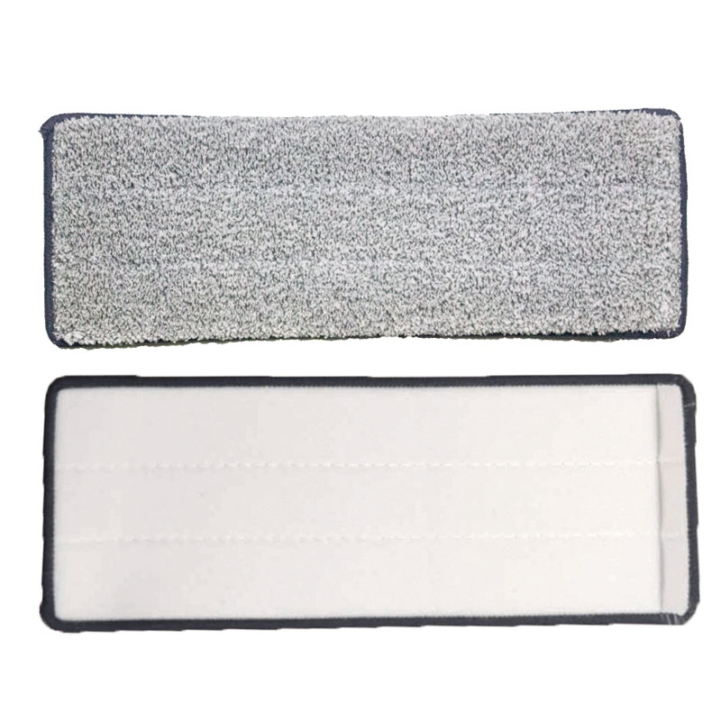 平板拖把布替换免手洗拖布头粘贴式家用加厚魔术贴懒人拖把头拖布