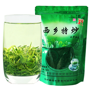 陕西汉中绿茶2024新茶西乡炒青陕南特炒浓香耐泡富硒陕青茶叶500g