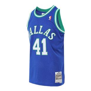 独行侠队诺维茨基98-99赛季NBA官方MN复刻41号球衣SW球迷版