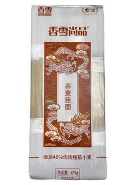 中粮香雪尚品荞麦挂面细条型粗粮
