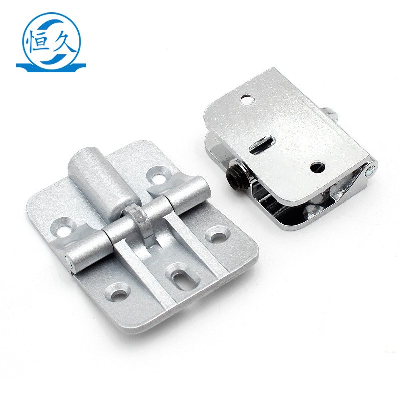 锌合金合页上下翻板180度折叠工业配电箱柜门限位可调节定位铰链
