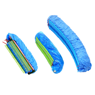 拖拉式鞋套机专用鞋套无纺布塑料抽拉连续卓越版升级版一次性脚套