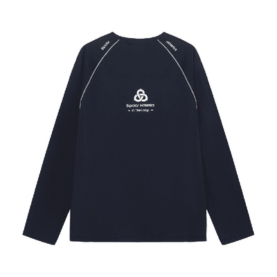 BIPOLAR反光印花运动长袖T恤