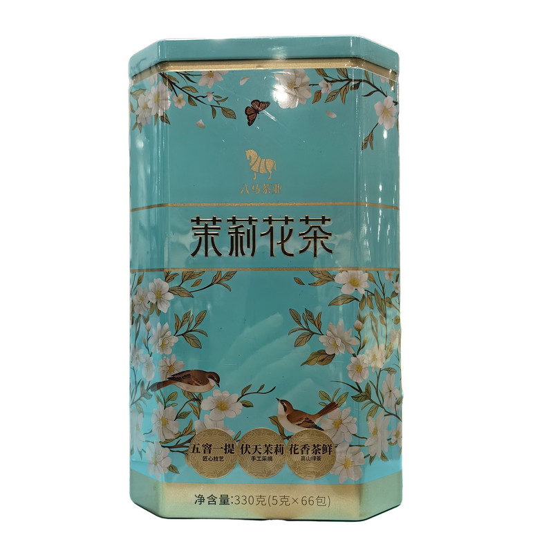 八马茉莉花茶330g含66包五窨一提