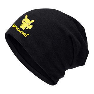 皮卡丘小火龙杰尼龟精灵宝可梦御三家包头帽子男女儿童装款保暖帽