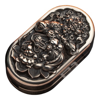 魔艺工坊黄财神机械旋转解压推牌