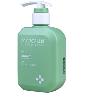 李医生李士氨基酸祛痘净肤洁面乳300g净爽肤痘粉刺洗脸毛孔学生女
