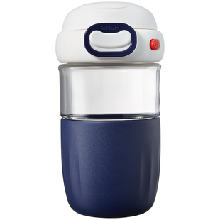 cmsh茶杯男士泡茶专用玻璃杯男款高颜值茶水分离杯子男生款高级感