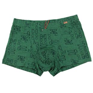 单条装CYN创雅诺粘胶纤维面料男士平角裤96088舒适贴身透气男内裤