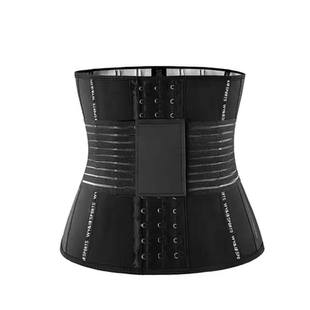 巴尼娜暴汗束腰带运动护腰带深蹲强力收腰产后脂肪收腹发汗束身衣