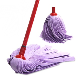 微力达拖把木浆棉不伤地板吸水家用无纺布螺纹接口头墩布正品包邮